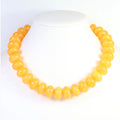 The Davis Beaded Necklace-Mustard
