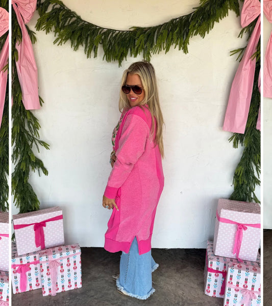 The Desiree Sweatshirt Cardigan