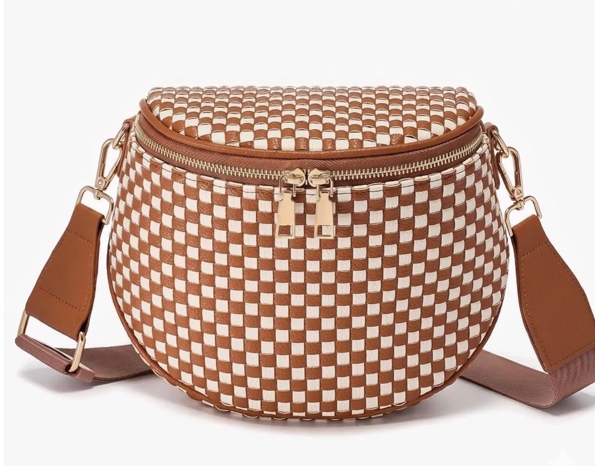 The Yari  Woven Sling/Crossbody Bag