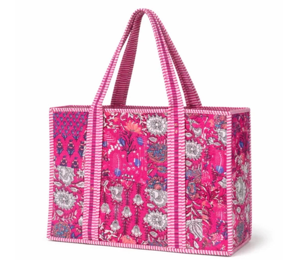 The Bohemian Large Quilted Tote Bag