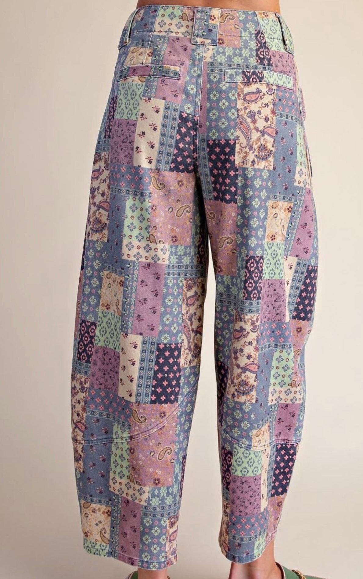 The Patchwork Barrel Pants