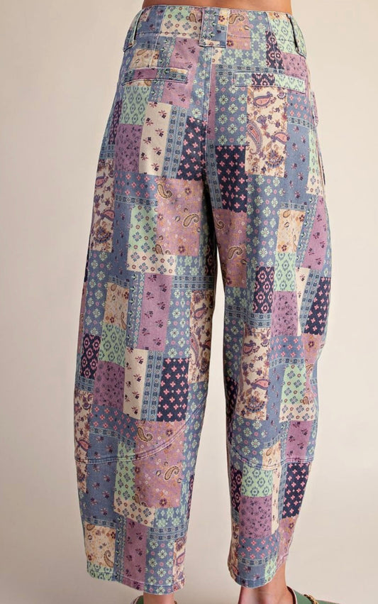 The Patchwork Barrel Pants