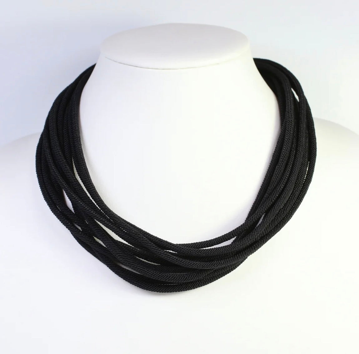 The Cranston Cord Necklace-Black