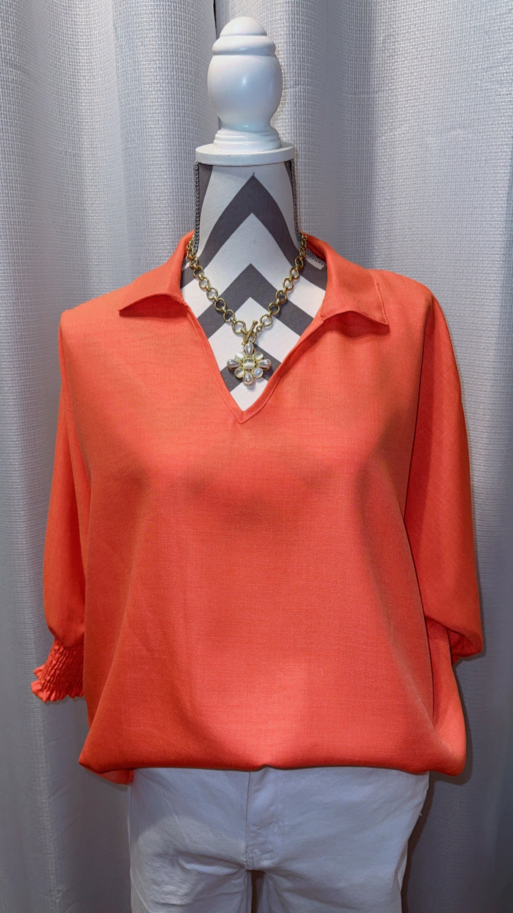 The Classic Lady Top (Coral)