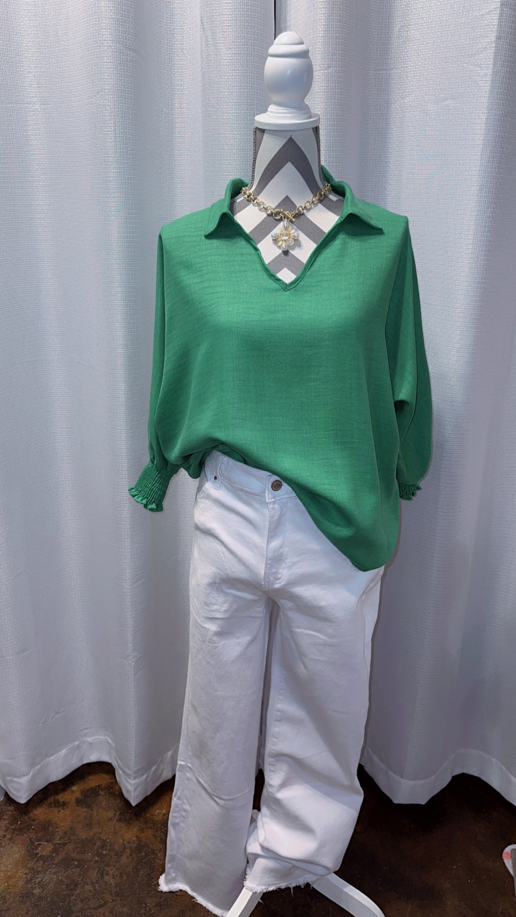 The Classic Lady Top (Green)