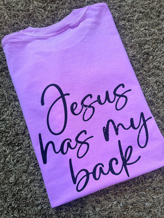 The Jesus Has My Back Tee