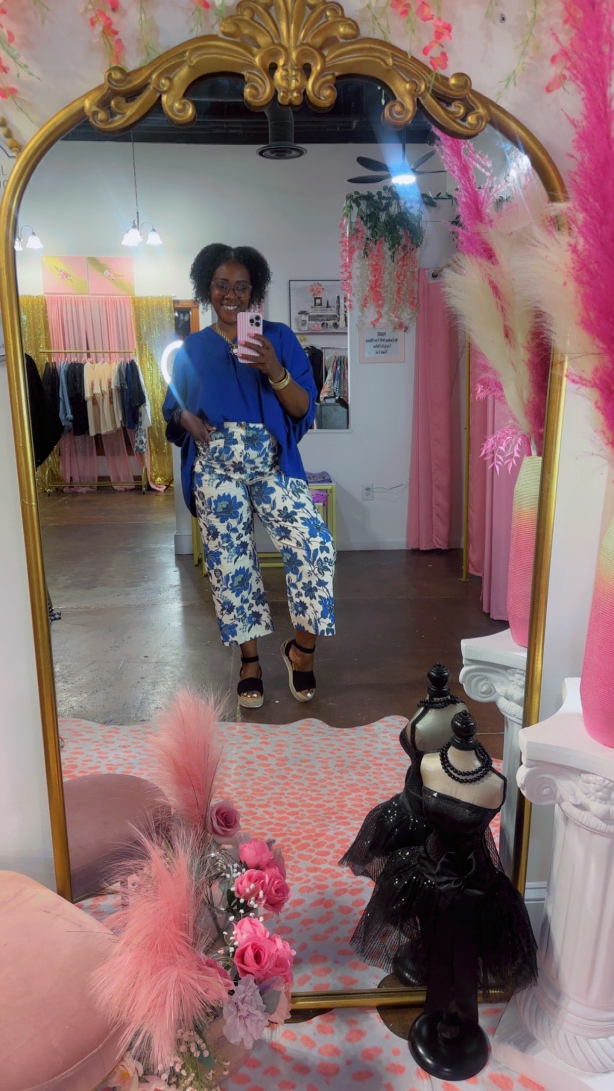 The Floral Ankle Pants