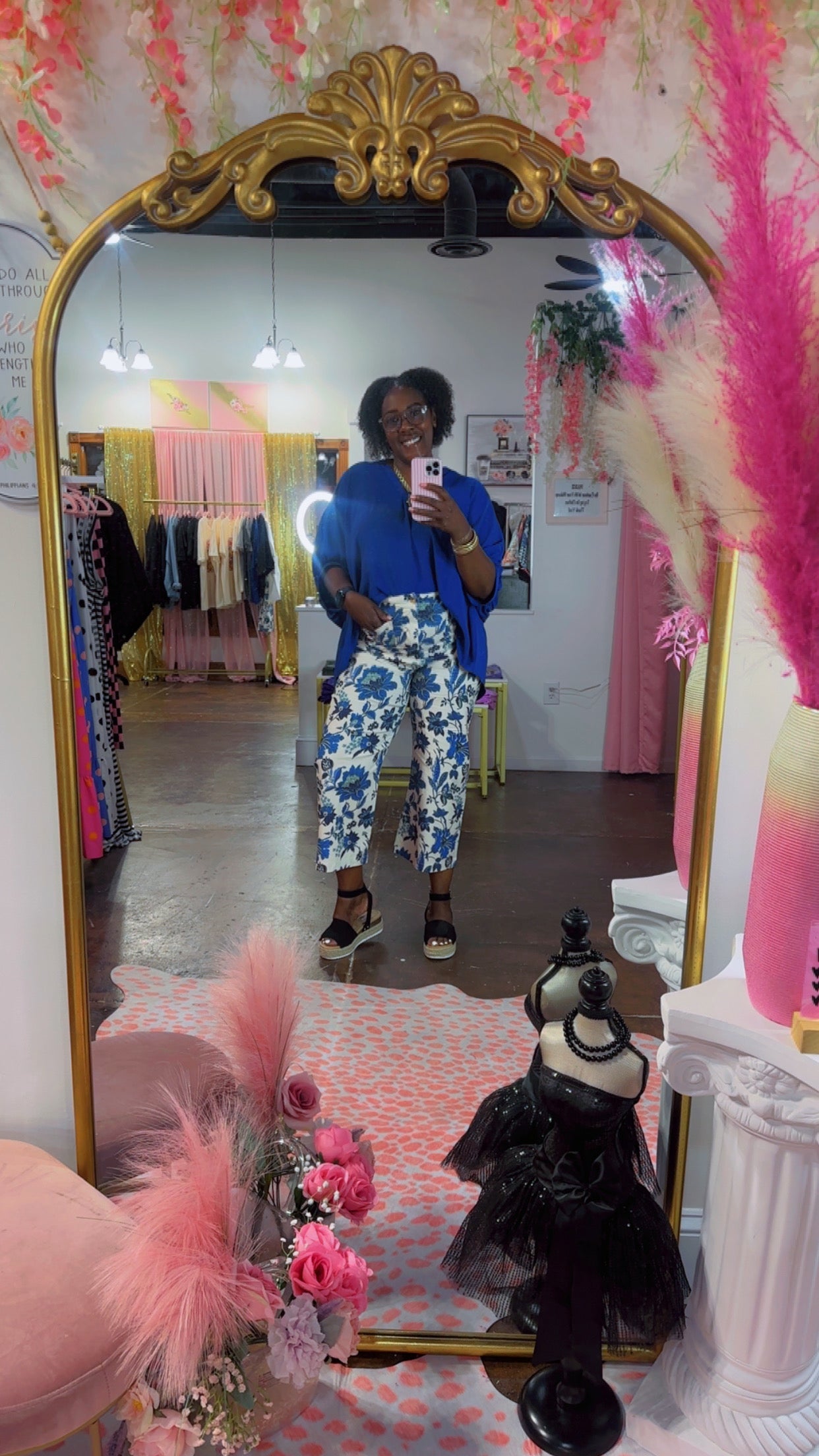 The Floral Ankle Pants