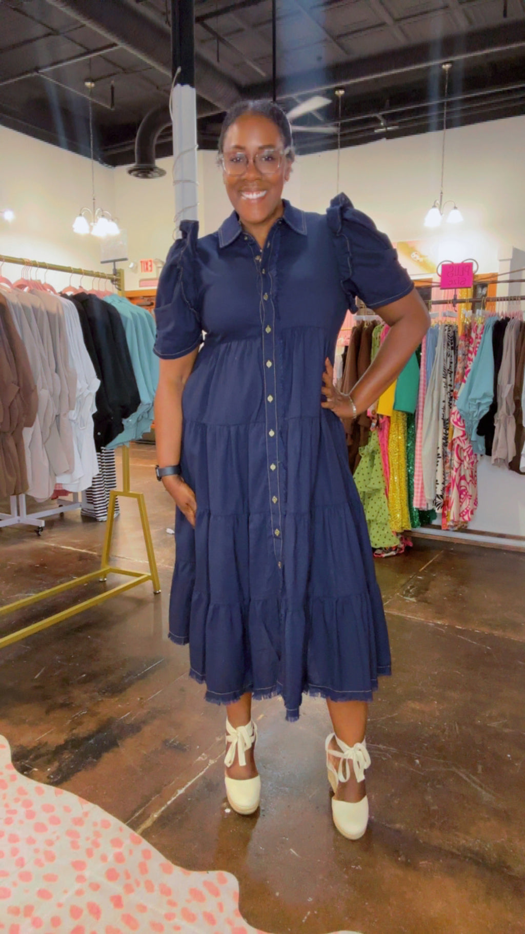 The Denim Farm-girl Dress