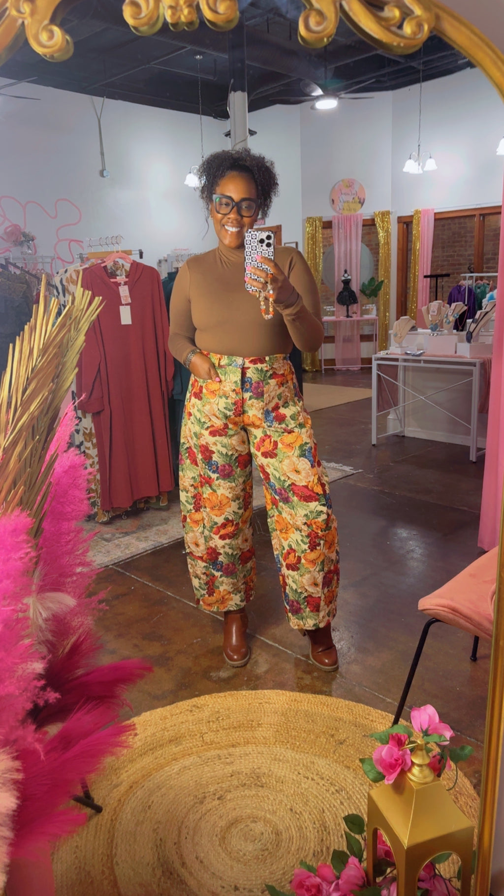 The In The Garden Pants (Red)
