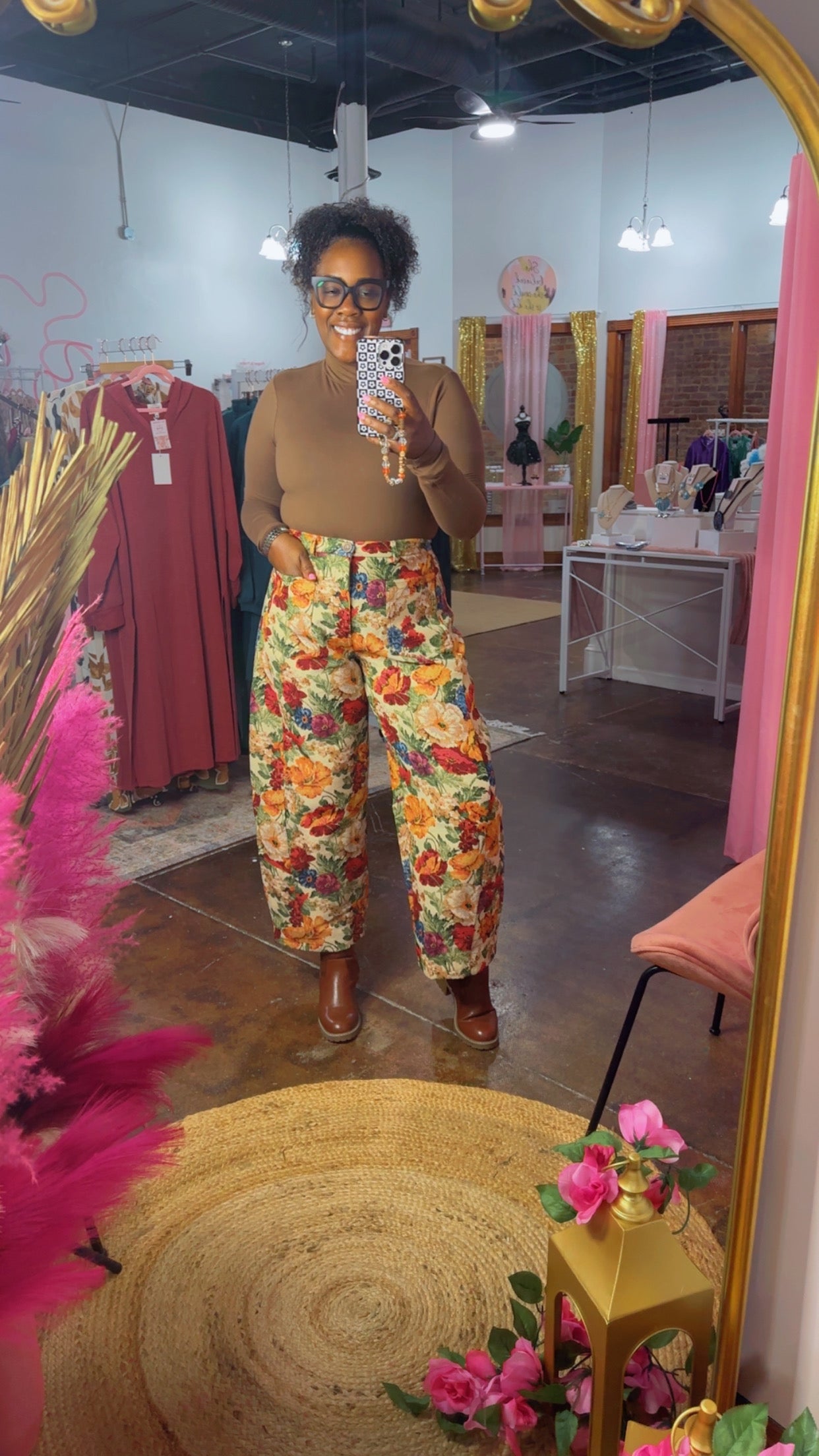 The In The Garden Pants (Red)
