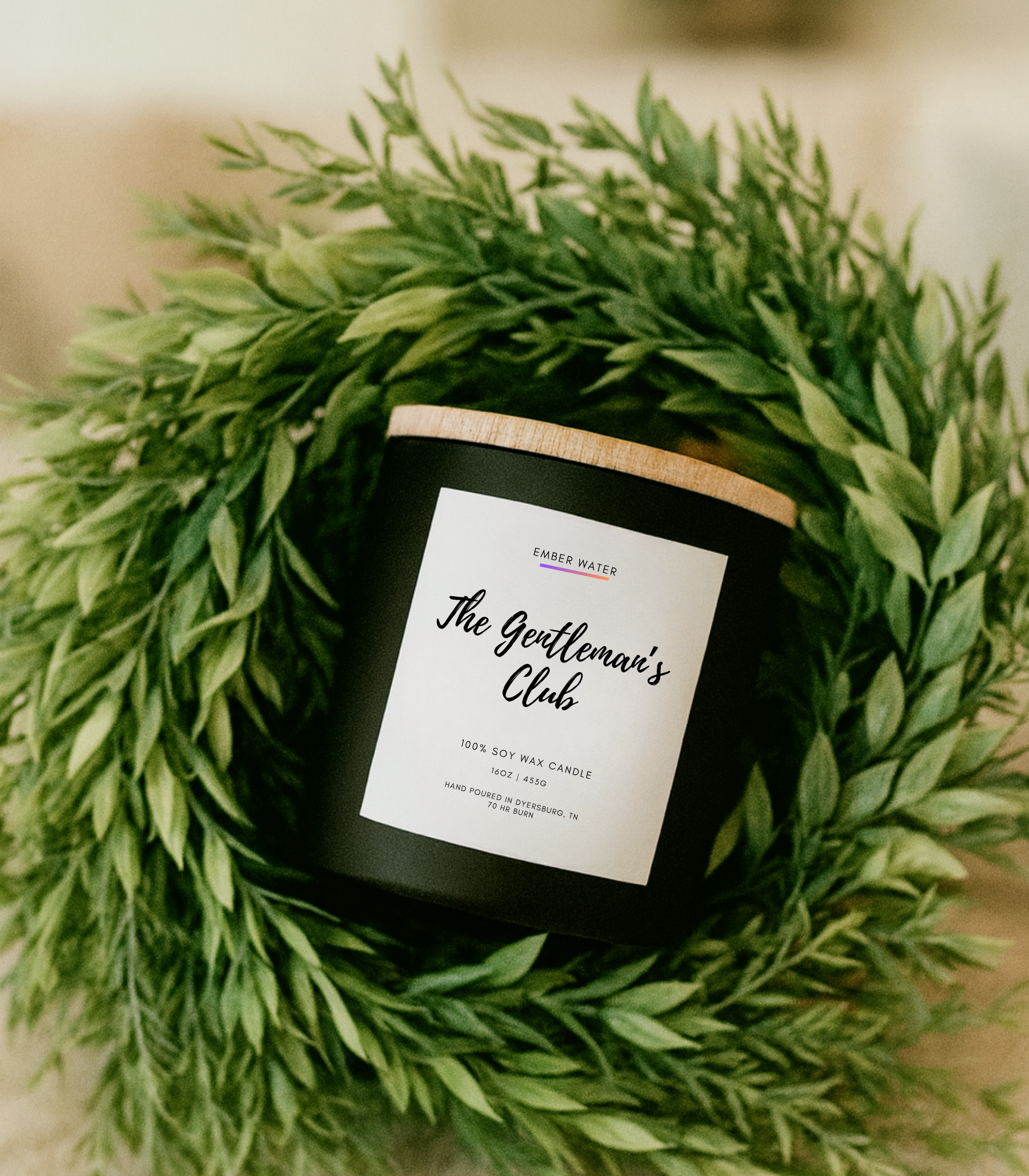 The Gentleman's Club 16 oz 100% Soy Candle