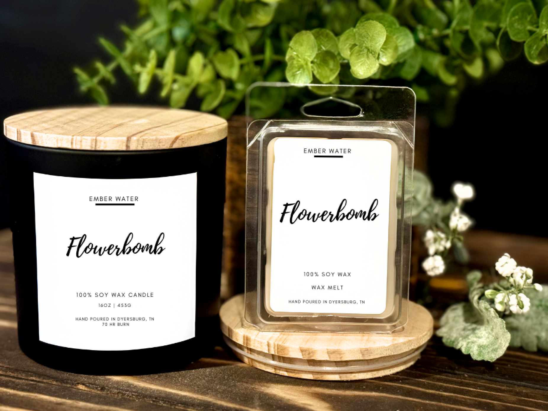 Flowerbomb 16 oz 100% Soy Candle