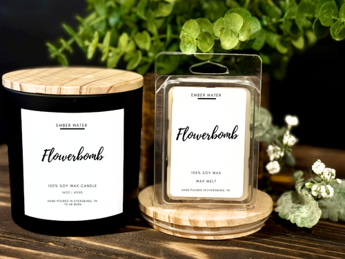 Flowerbomb 16 oz 100% Soy Candle