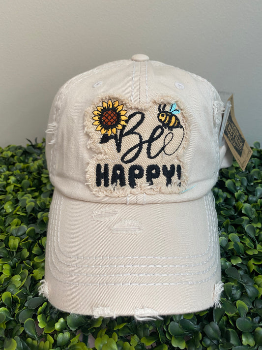 The Bee Happy Baseball Cap